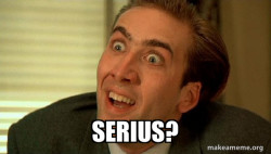 Sarcastic Nicholas Cage
