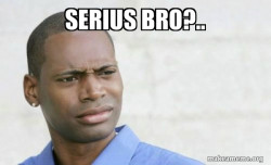 Confused Black Man