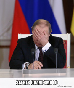 Putin Facepalm