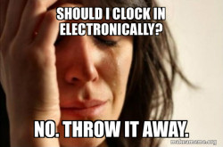 First World Problems