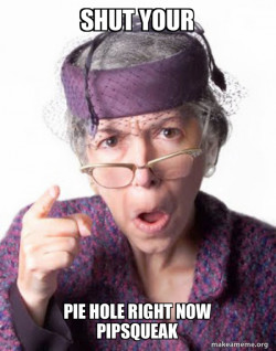 Disapproving Grandma