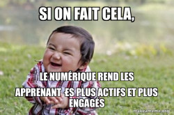 Evil, scheming toddler