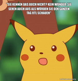 Surprised Pikachu