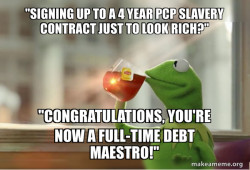 SIGNING UP TO A 4 YEAR PCP SLAVERY CONTRACT JUST TO LOOK RICH?!