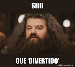 Hagrid - I should not have said that