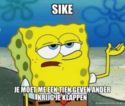Tough SpongeBob