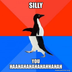 Socially Awesome Awkward Penguin