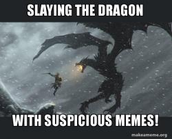 Skyrim Dragon Slaying