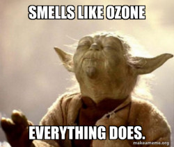The smell of Ozone