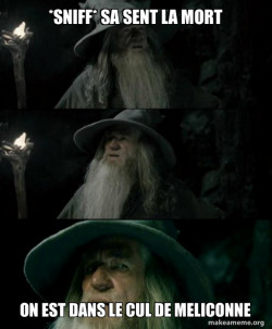 Confused Gandalf