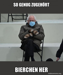 Bernie Sanders at the Inauguration