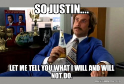 Ron Burgundy - boy that escalated quickly