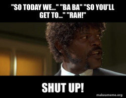 Samuel L Jackson from Pulp Fiction