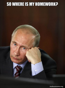 Contemplative Putin