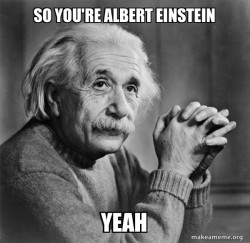 Serious Albert Einstein