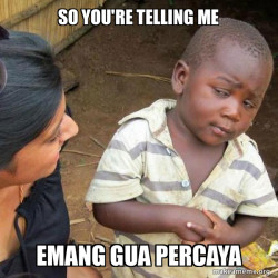 Skeptical Third World Kid