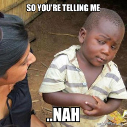 Skeptical Third World Kid