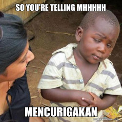 Skeptical Third World Kid
