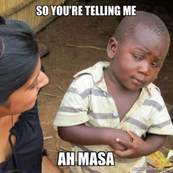 Skeptical Third World Kid