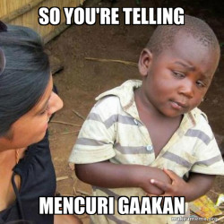 Skeptical Third World Kid