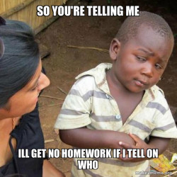Skeptical Third World Kid