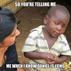 Skeptical Third World Kid