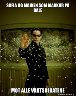Neo Stopping Bullets