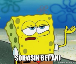 Tough SpongeBob