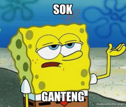 Tough SpongeBob