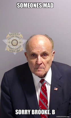 Rudy Giuliani Mugshot