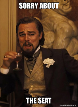 Leonardo DiCaprio Laughing Django