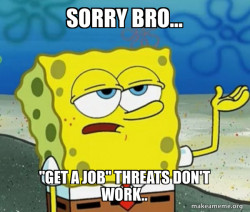 Tough SpongeBob