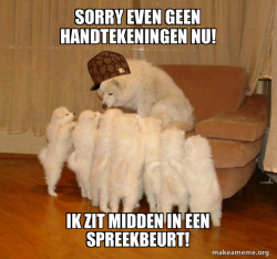 rapping dog