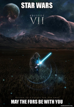 STAR WARS MAY THE FORS BE WITH YOU