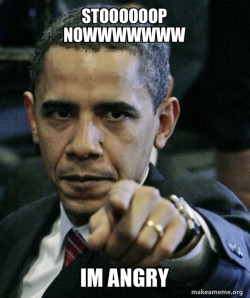 Angry Obama