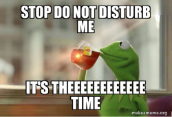 Kermit Drinking Tea