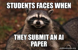 Evil Plotting Raccoon