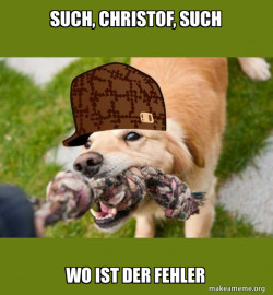 Scumbag dog