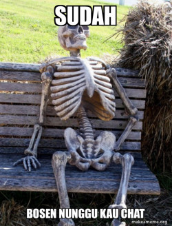 Waiting Skeleton
