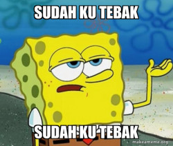 sudah ku tebak