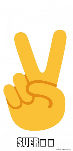 Peace Sign Emoji
