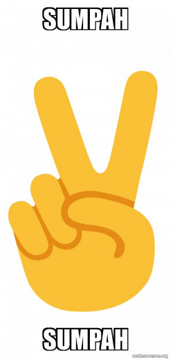 Peace Sign Emoji