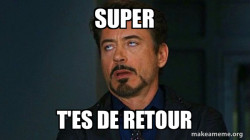 Tony Stark Eye Roll