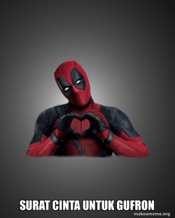 Deadpool Heart Hands
