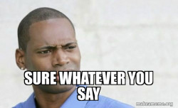 Confused Black Man