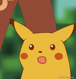 Surprised Pikachu