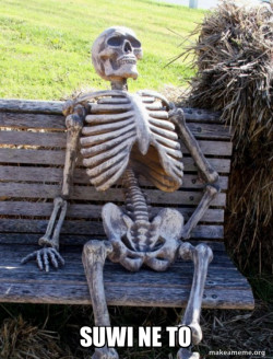 Waiting Skeleton