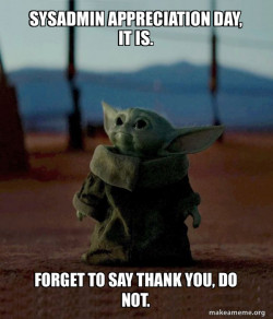 sysadmin day