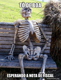 Waiting Skeleton