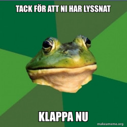 Foul Bachelor Frog